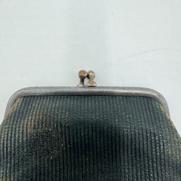 Vintage Leather Worn Coin Purse Tooth Pouch 1900's Era 3" x 2" - Picture 2 of 15